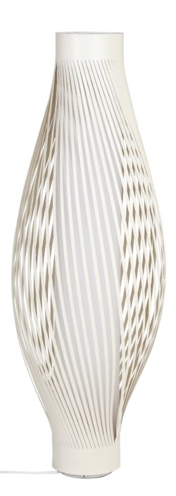 Collection - Twist Column - Floor Lamp - White
